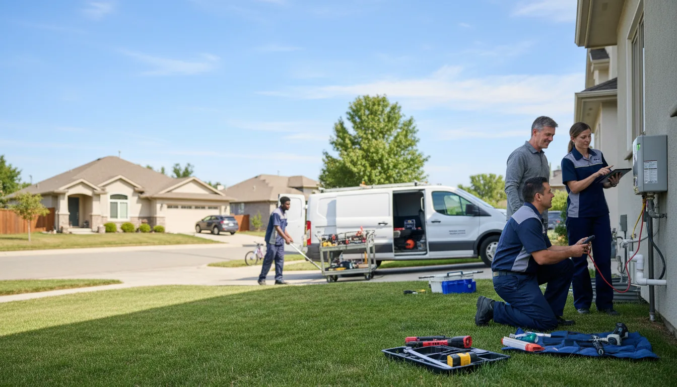 Tankless water heater service in Riverton, CT